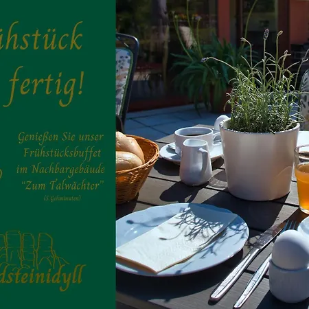 Oben Im Sandsteinidyll Lägenhet *