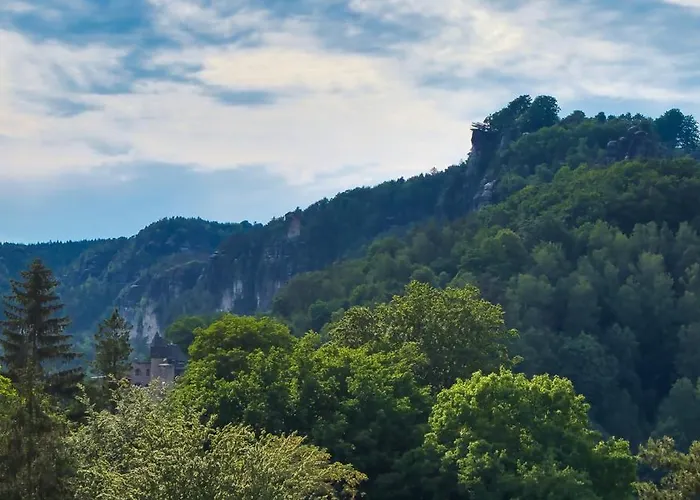 Oben Im Sandsteinidyll شقة راثين